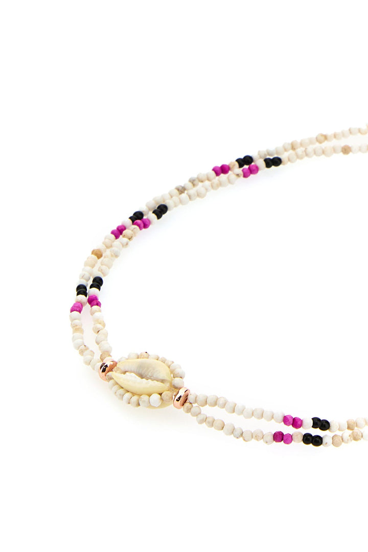 Multicolor beads necklace