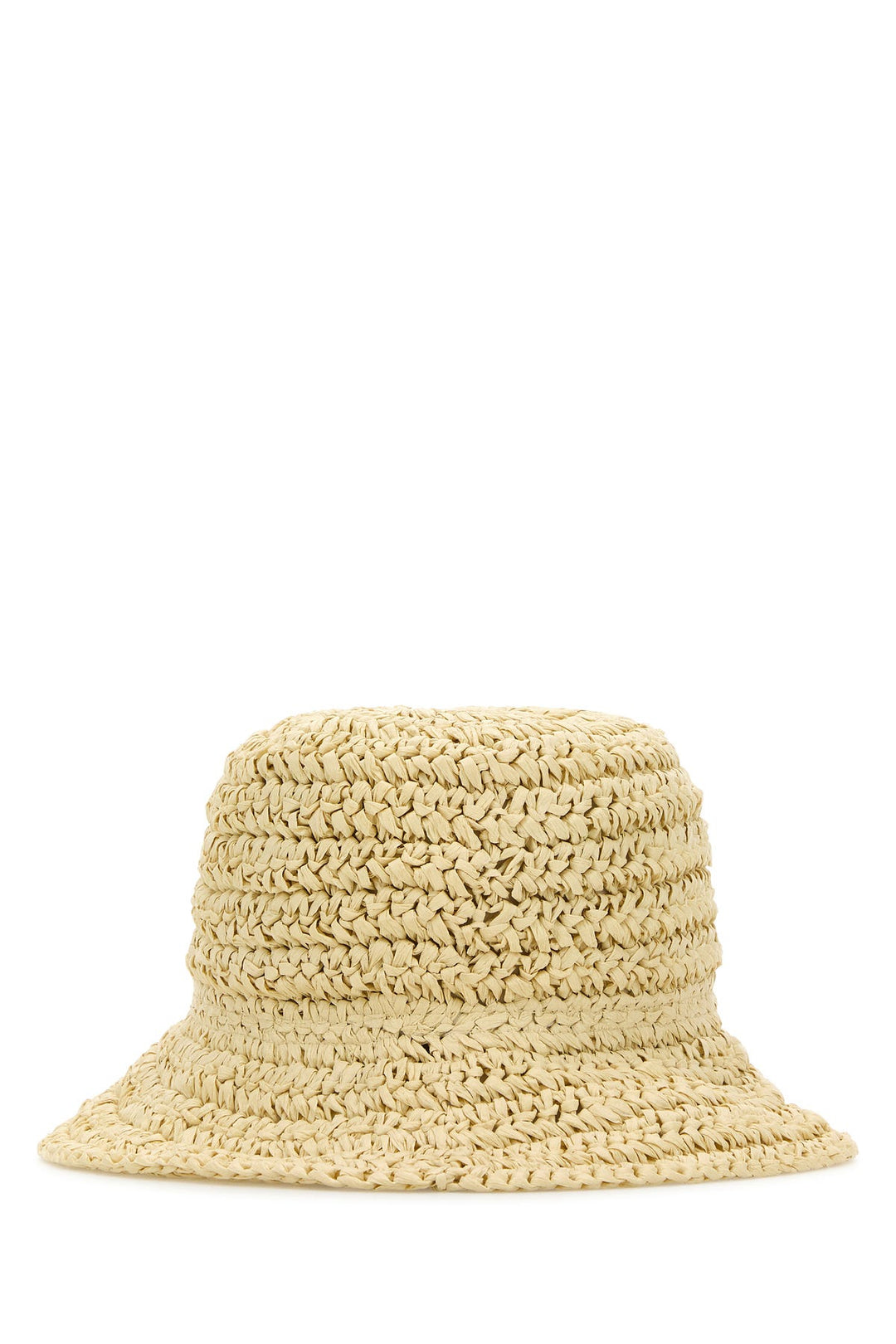 Cream crochet bucket hat