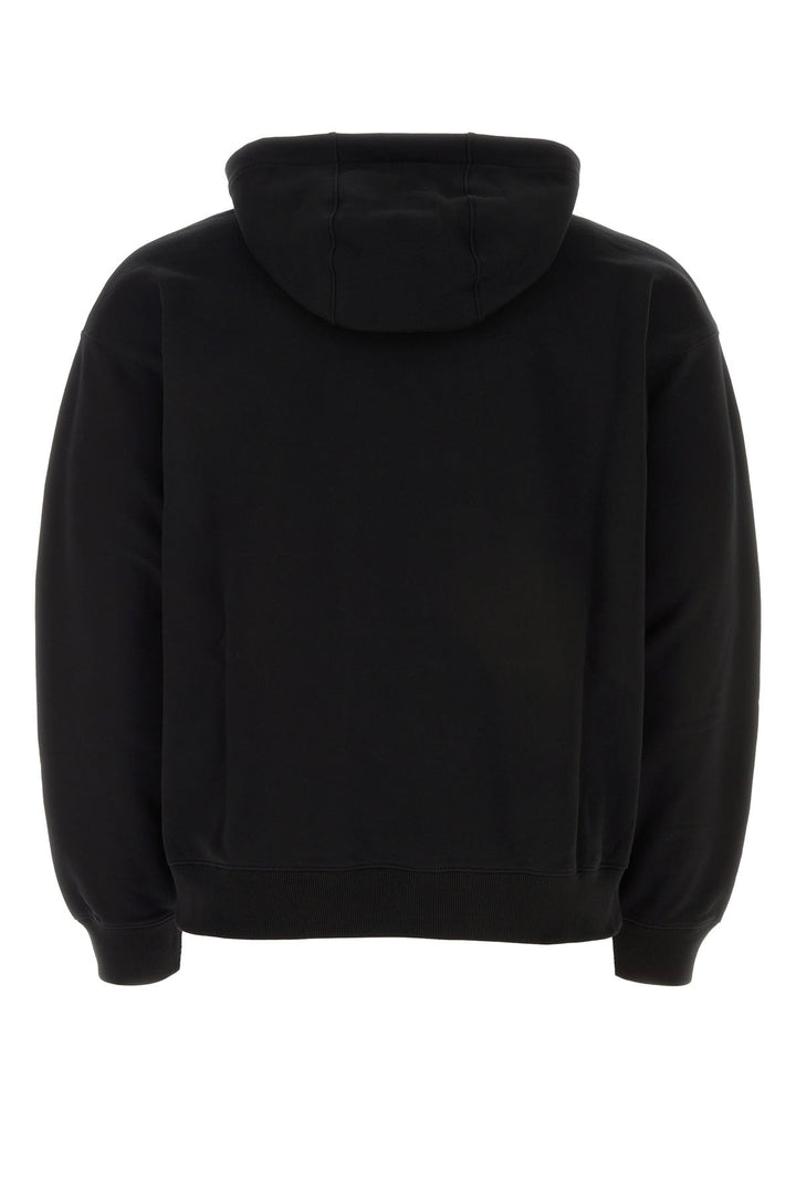 Black cotton sweatshirt