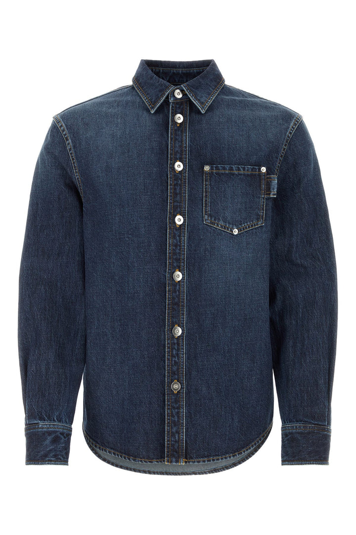 Blue denim shirt