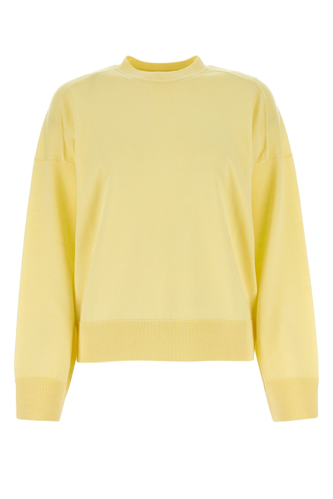 Yellow wool oversize sweater