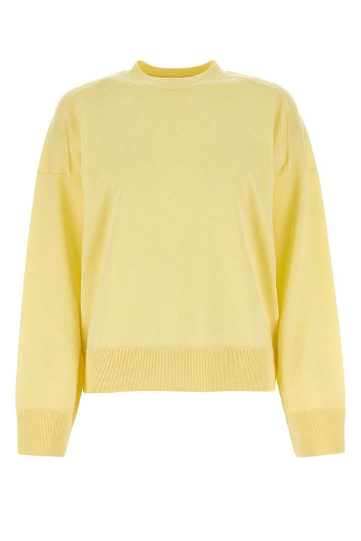 Yellow wool oversize sweater