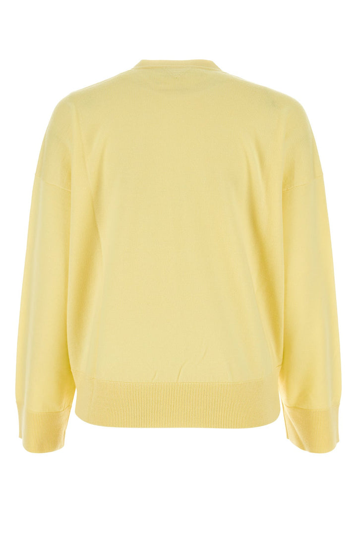 Yellow wool oversize sweater