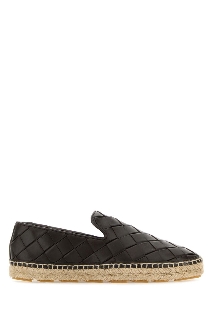 Chocolate leather Jack espadrillas