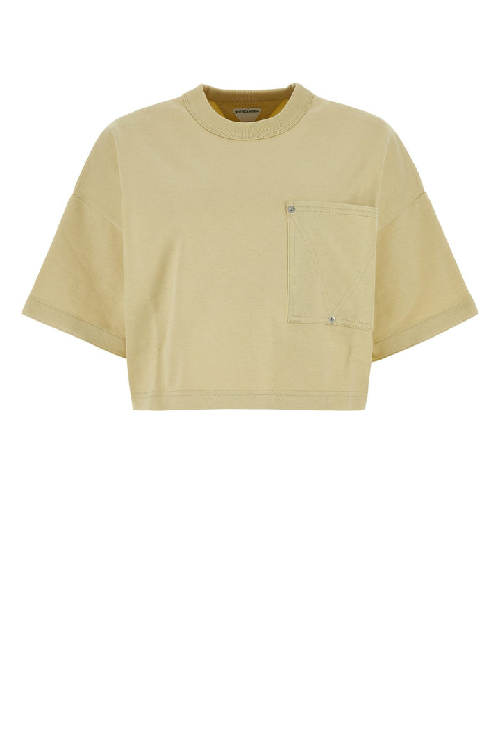 Cream cotton t-shirt