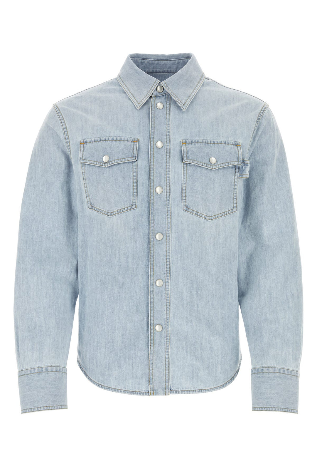 Light-blue denim shirt