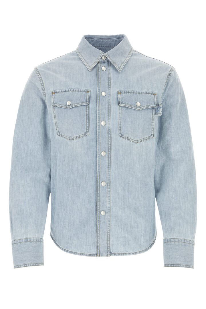 Light-blue denim shirt