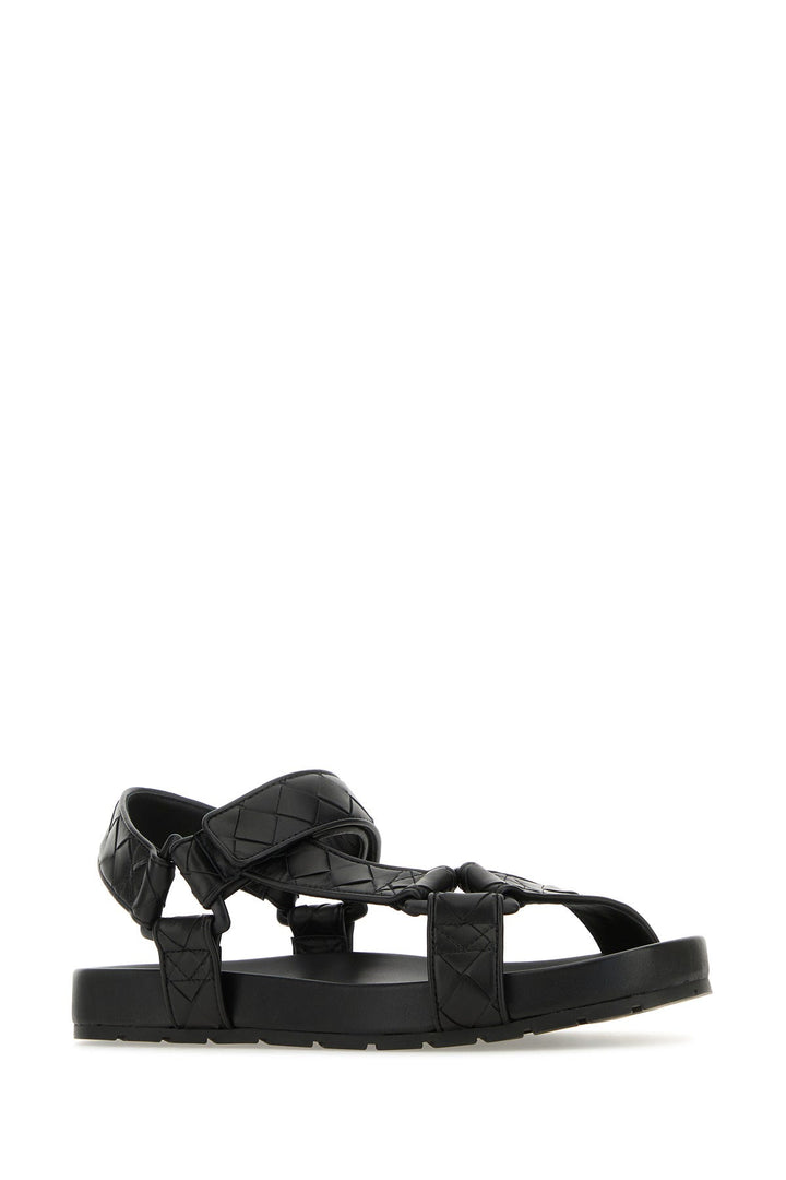 Black leather Trip sandals