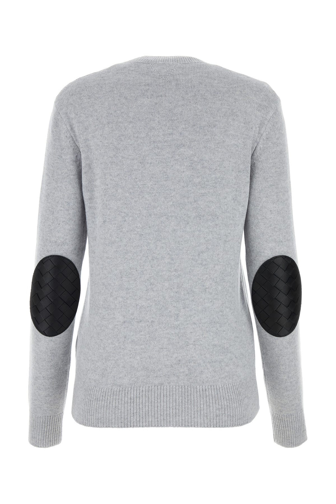 Grey stretch cashmere blend sweater