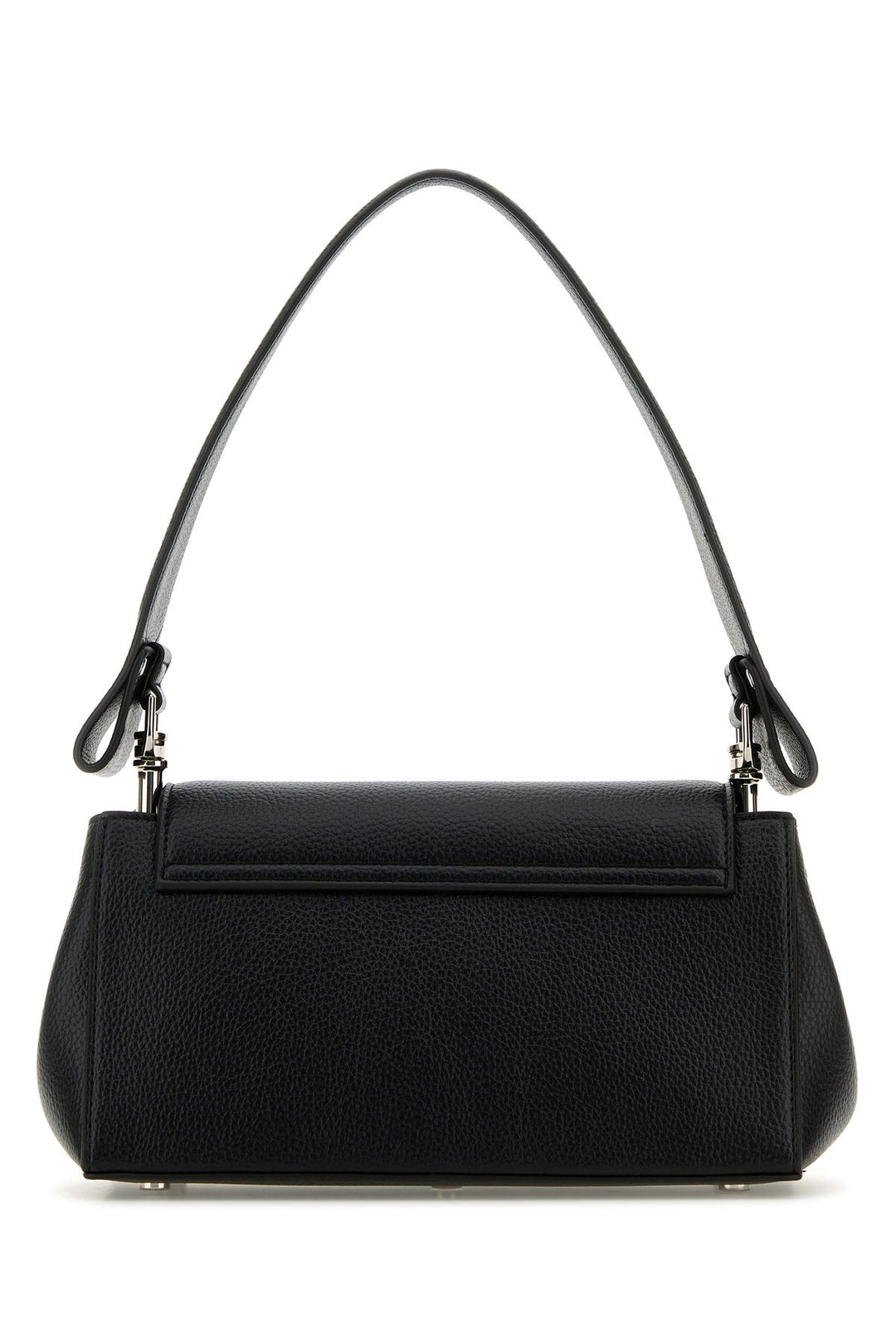 Black synthetic leather medium Hazel shoulder bag