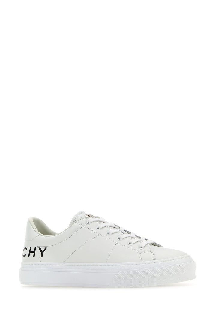 White leather City Sport sneakers