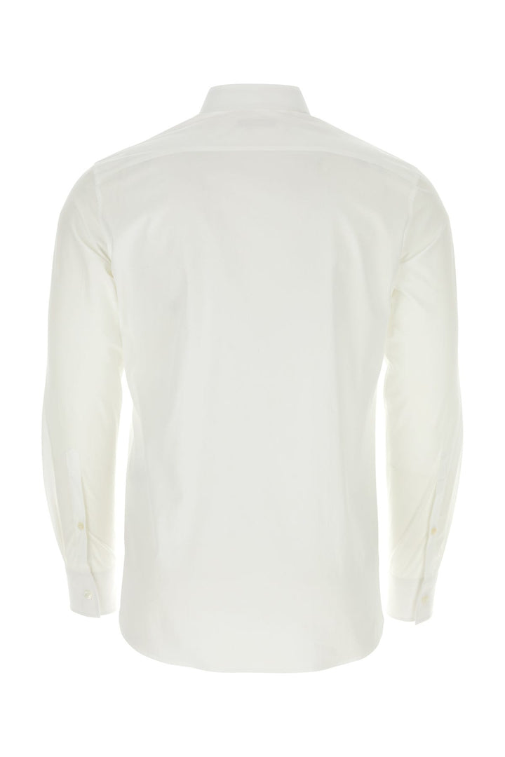 White popeline shirt