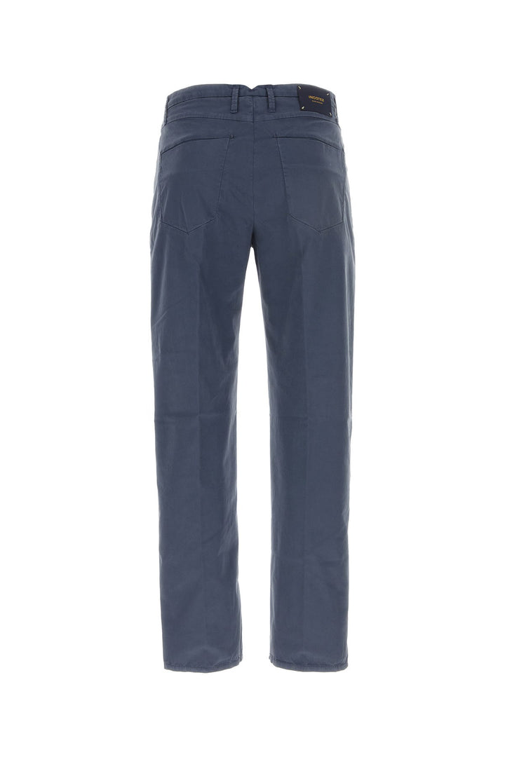 Air force blue cotton pant