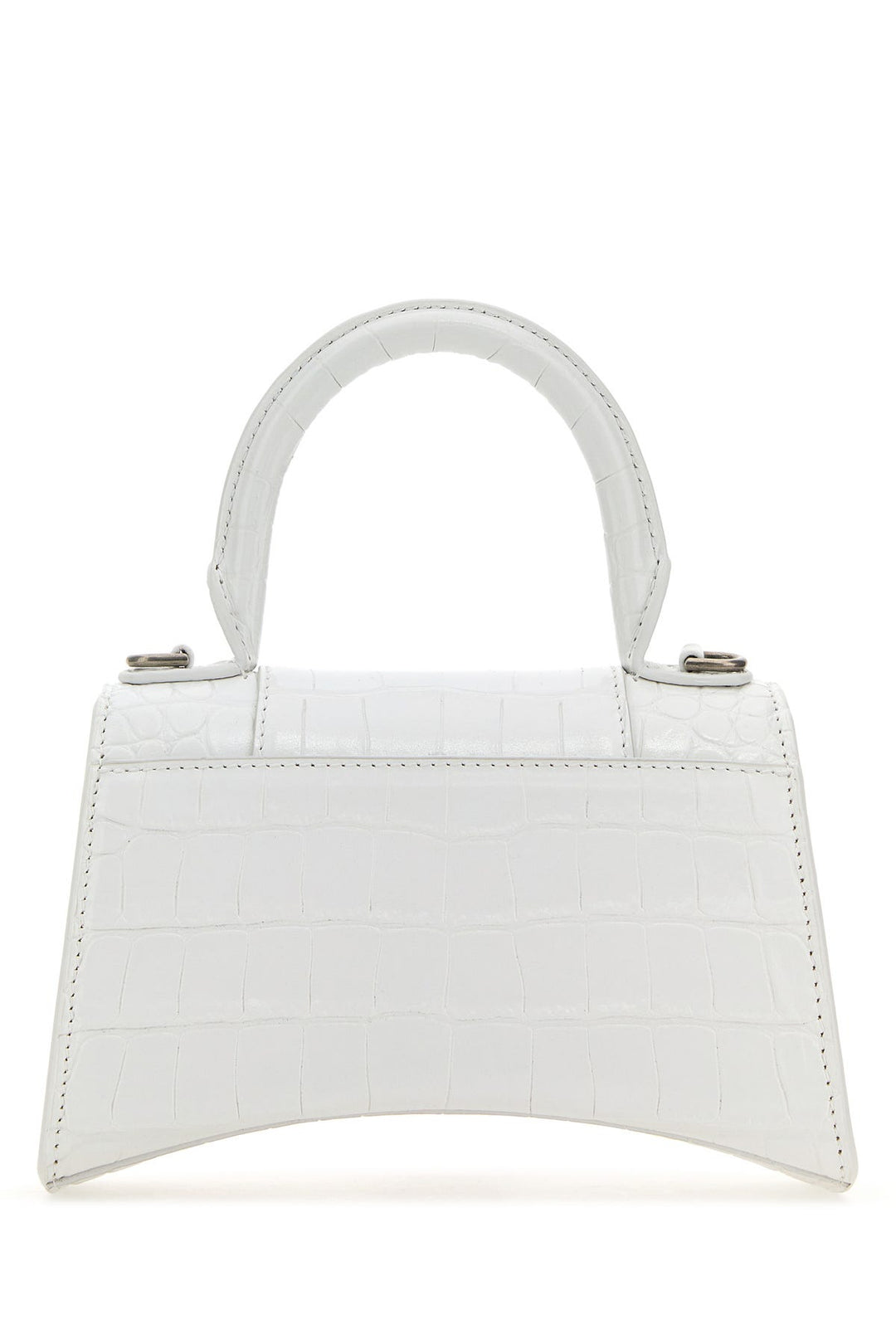 White leather XS Hourglass handbag