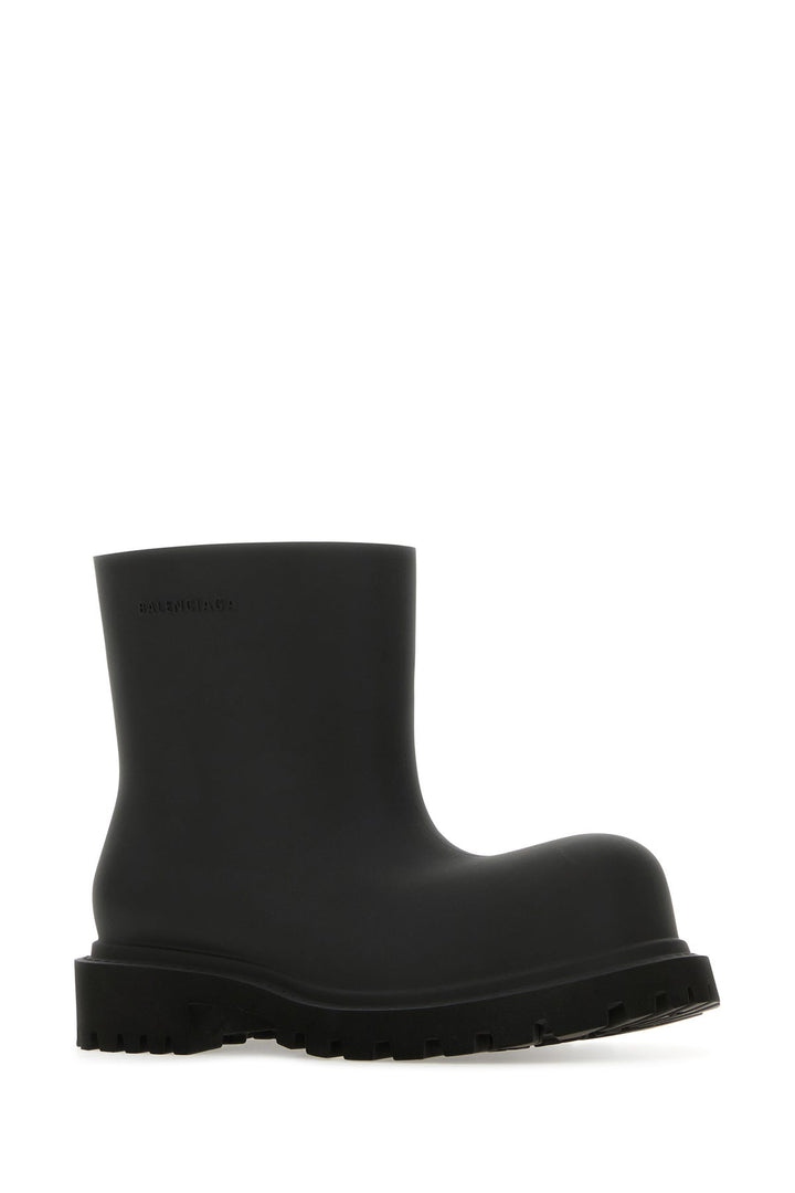 Black EVA Steroid ankle boots