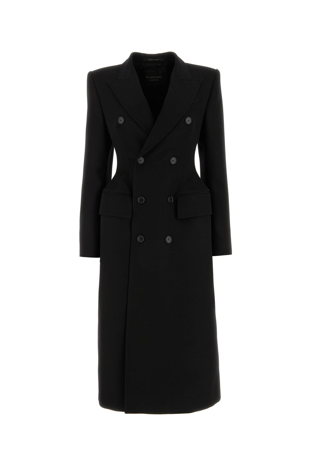 Black wool coat