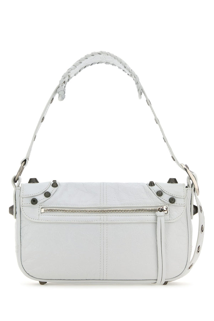 White leather Le Cagole XS DIY Metal crossbody bag