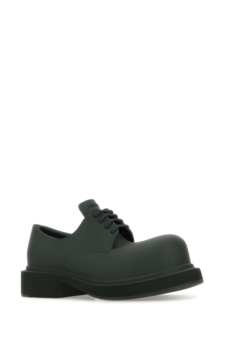 Bottle green EVA Steroid lace-up shoes