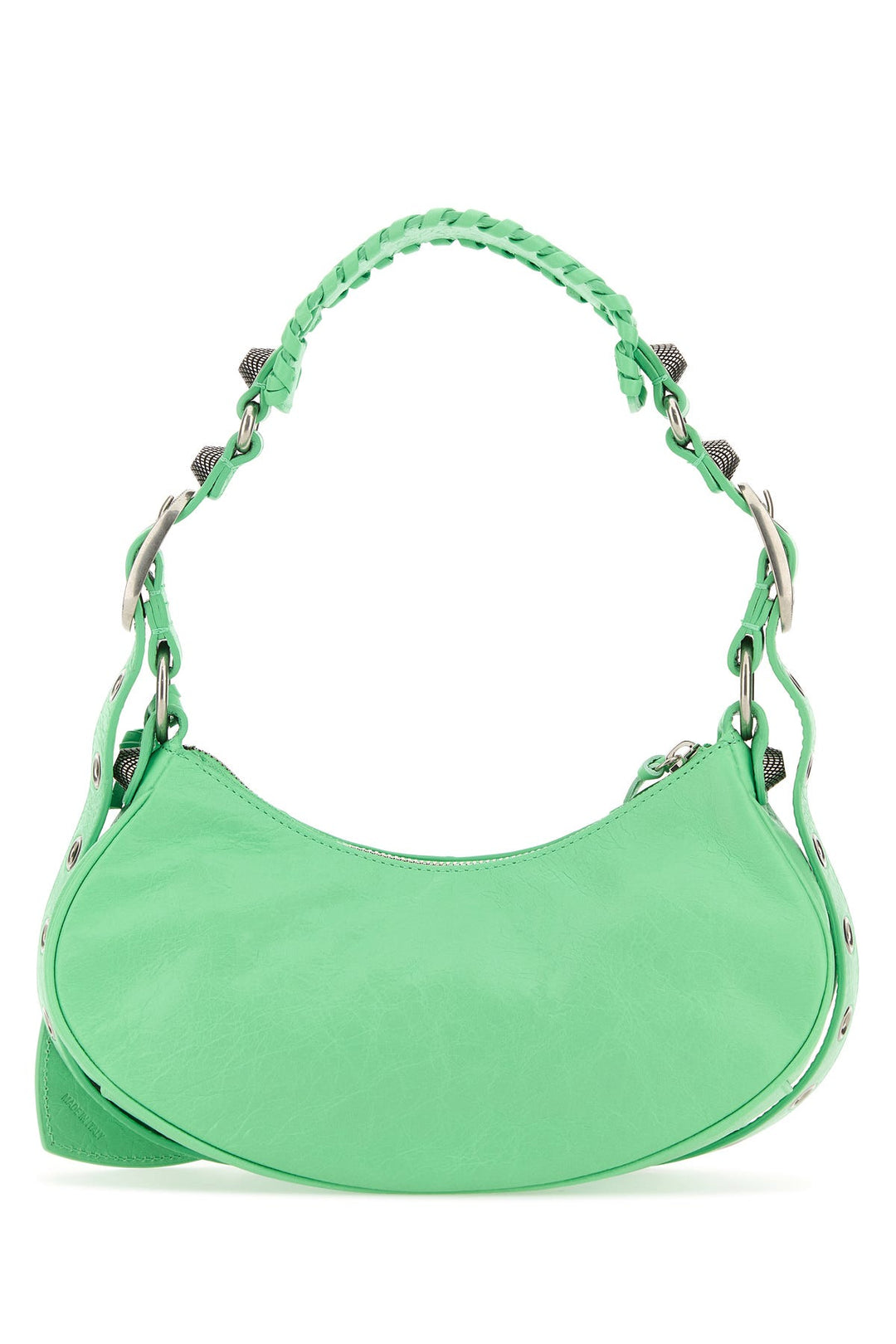 Mint green nappa leather Le Cagole XS shoulder bag