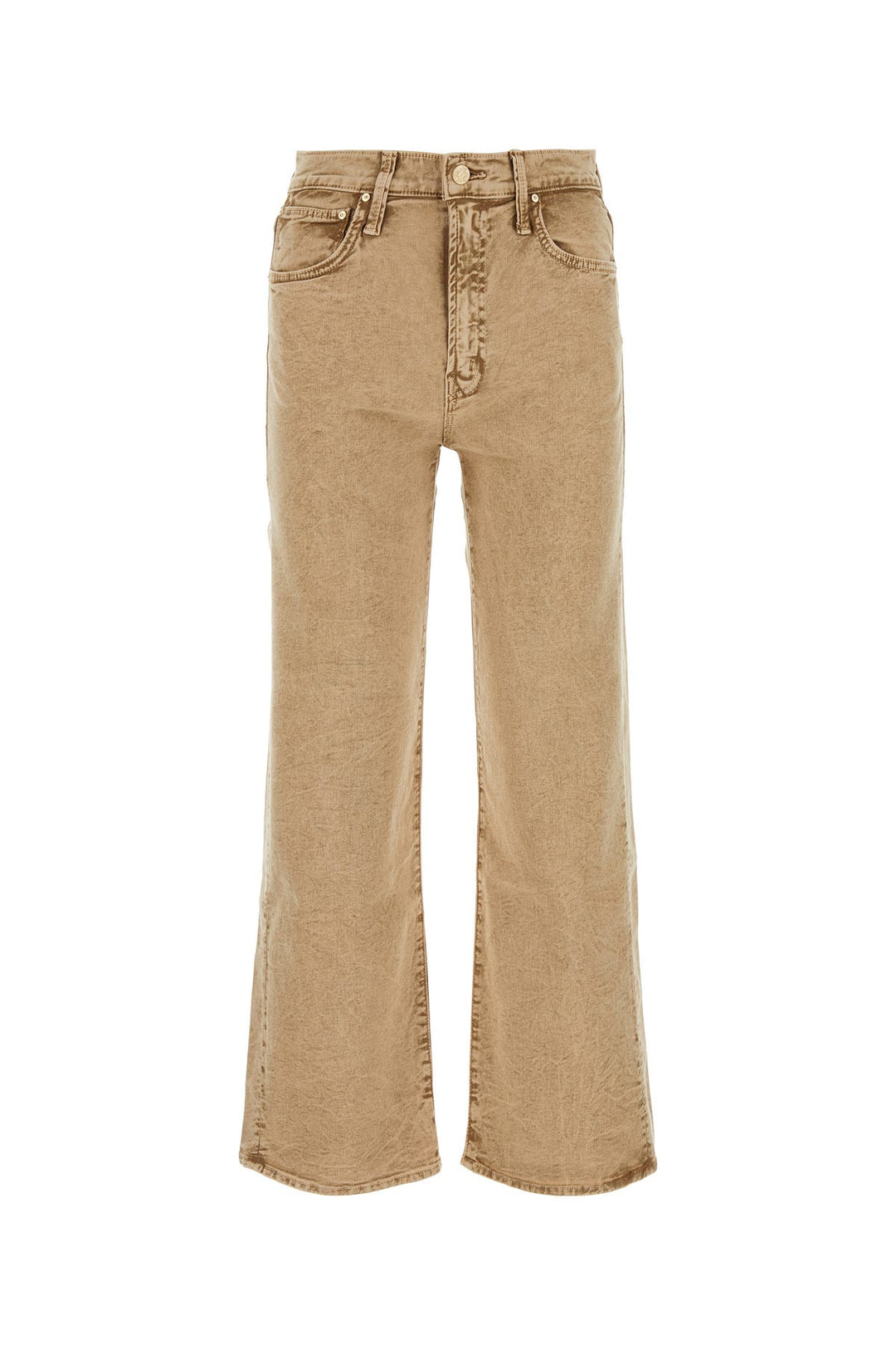 Beige stretch denim The Dodger Ankle jeans