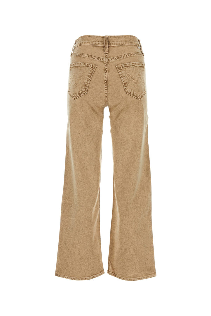 Beige stretch denim The Dodger Ankle jeans