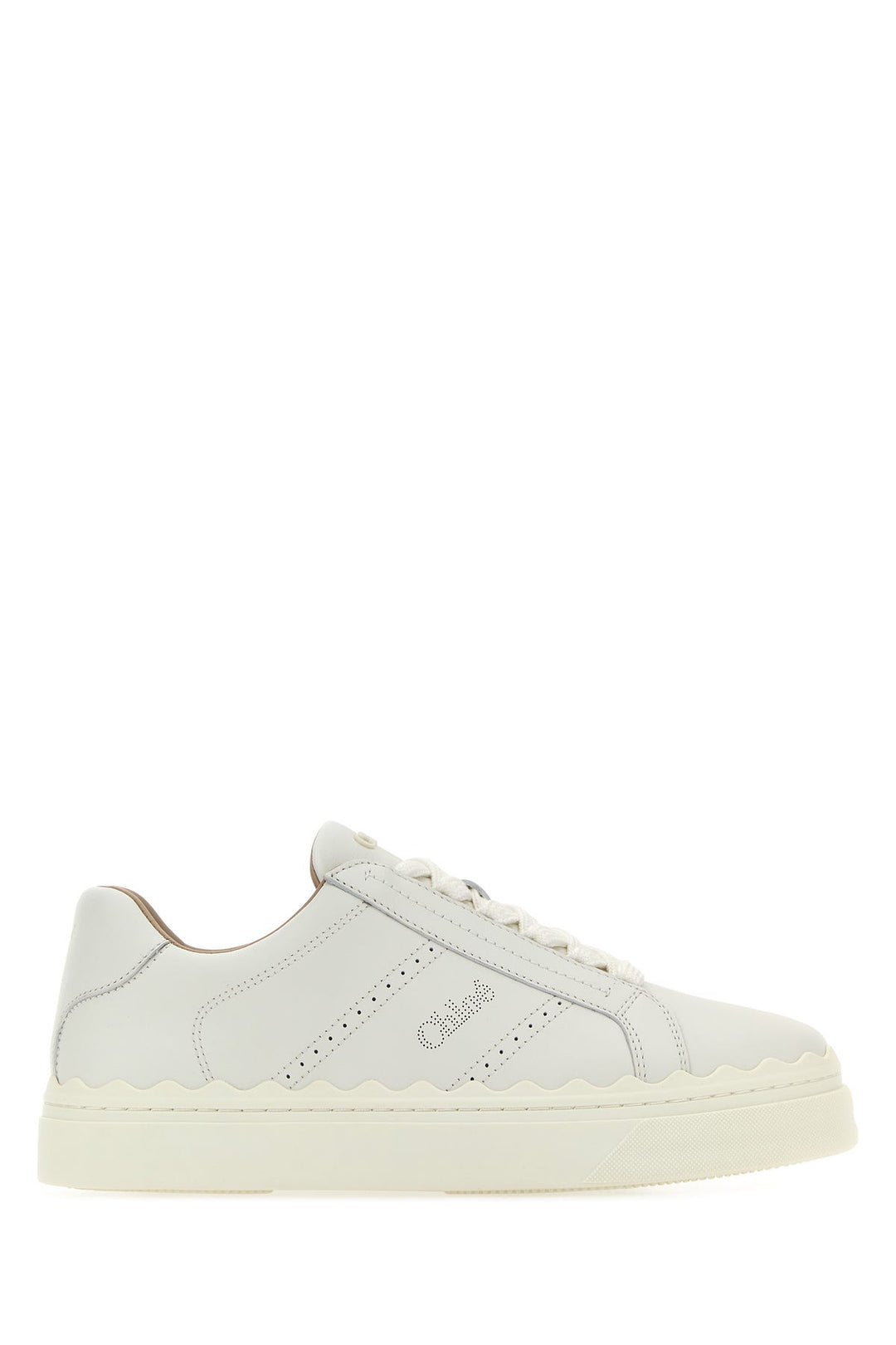 White leather Lauren sneakers