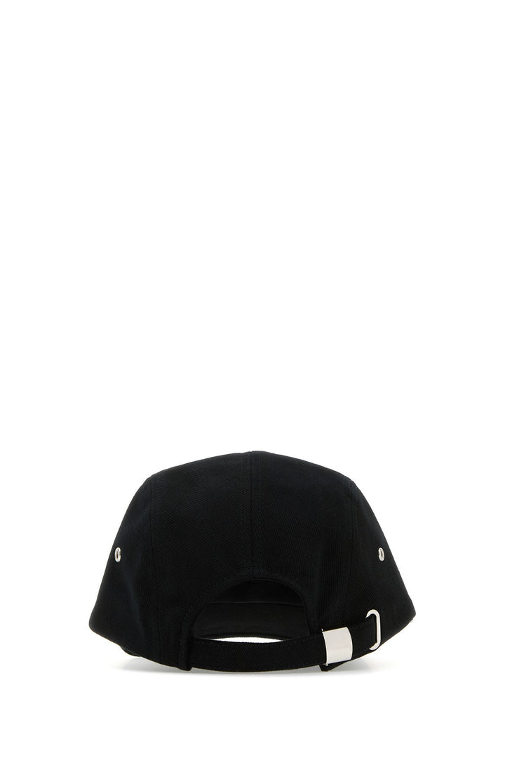 Black cotton Tedji baseball cap