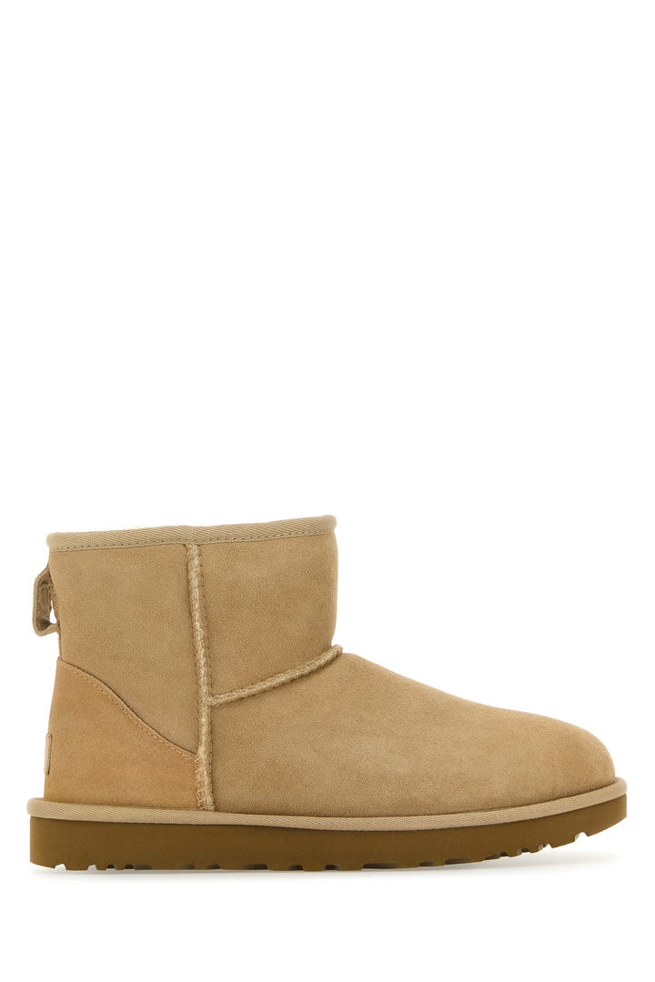 Sand suede Classic Ultra Mini ankle boots