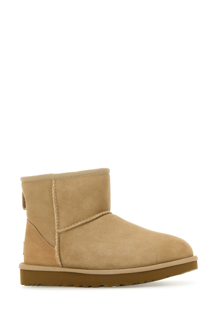 Sand suede Classic Ultra Mini ankle boots