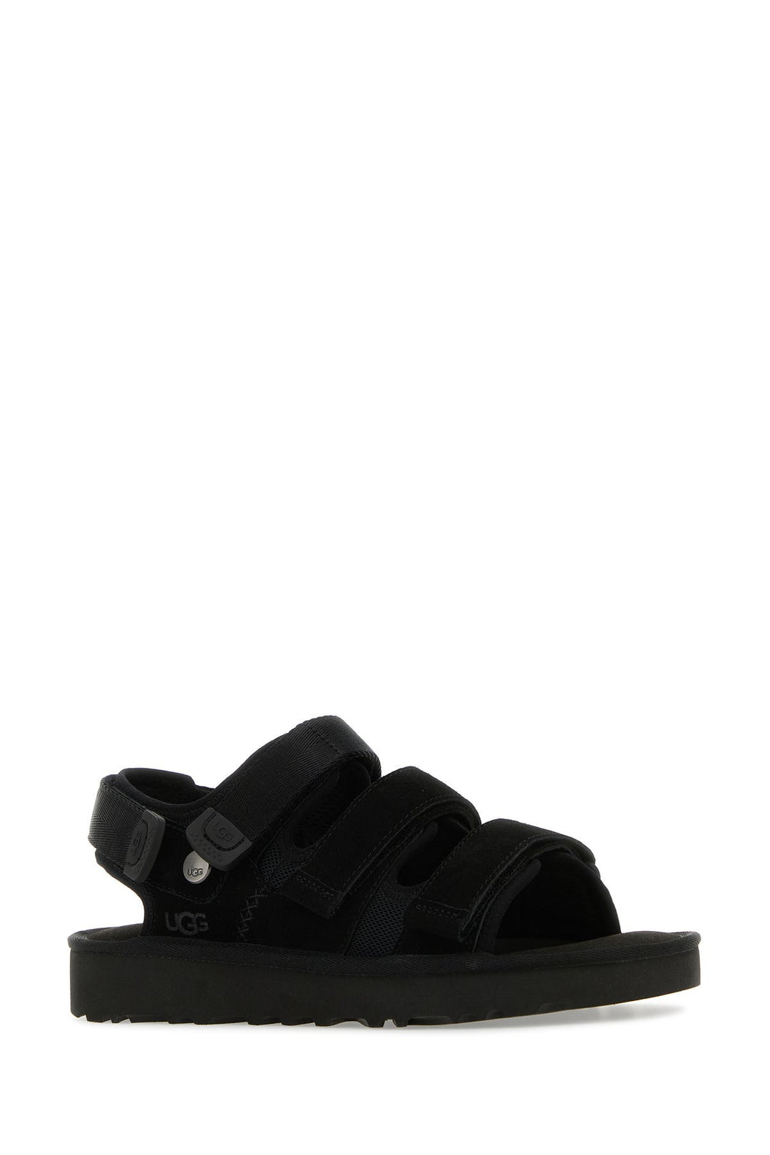 Black suede Goldencoast sandals