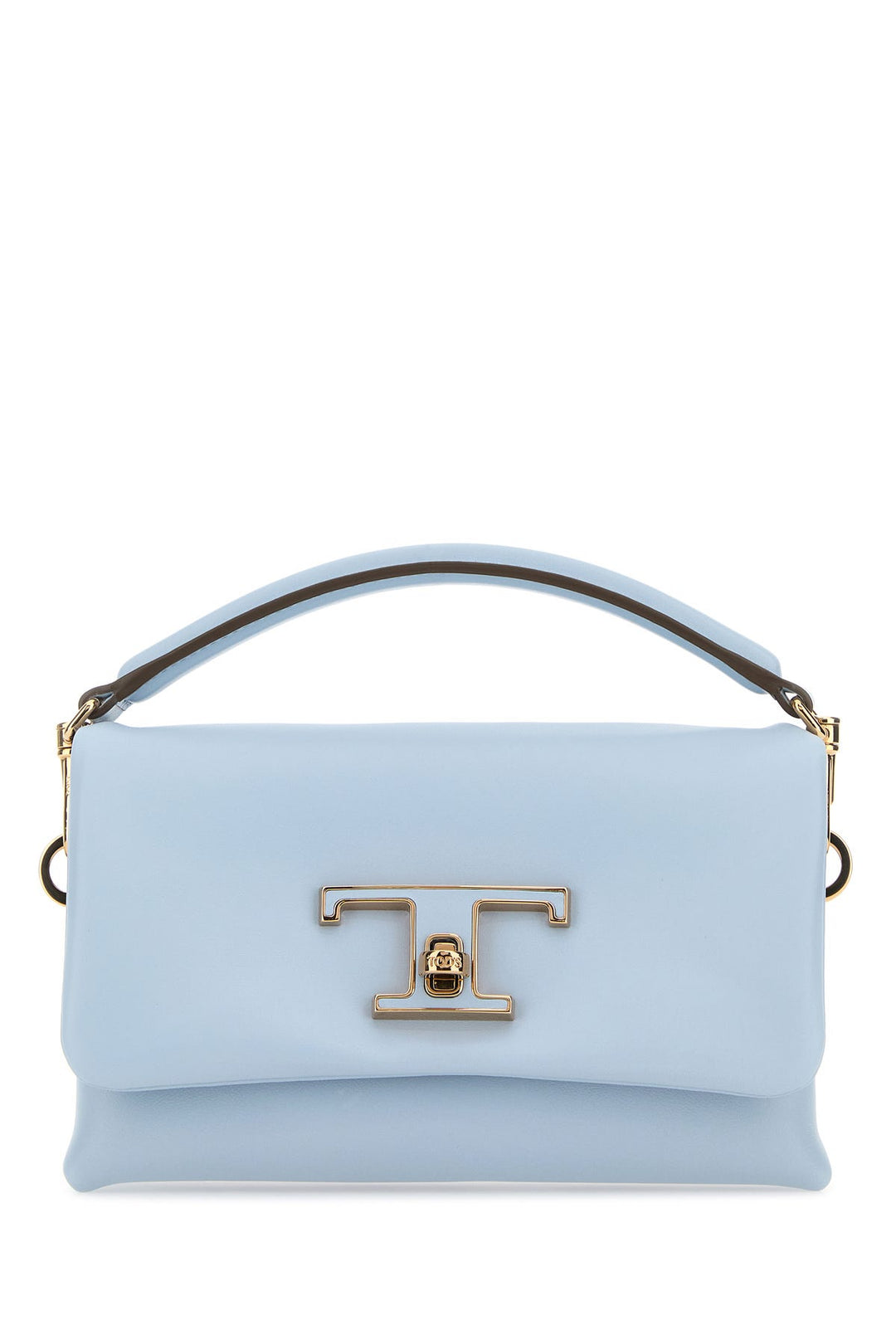 Powder blue leather micro T Timeless handbag