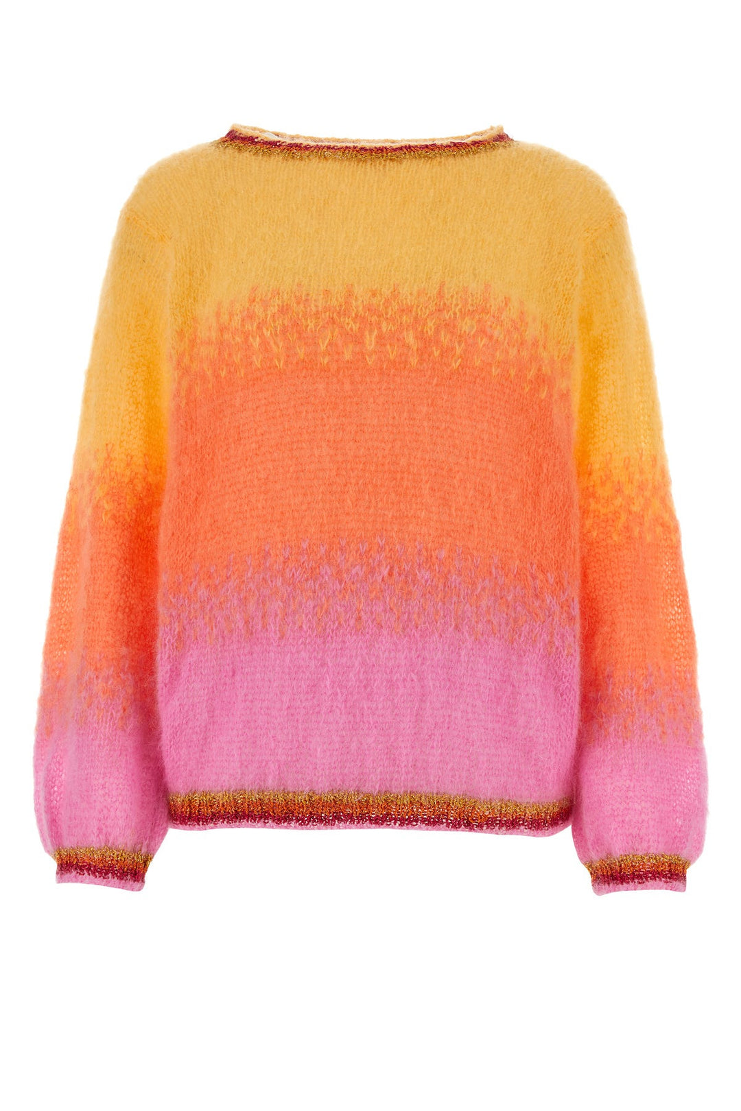 Multicolor mohair blend sweater