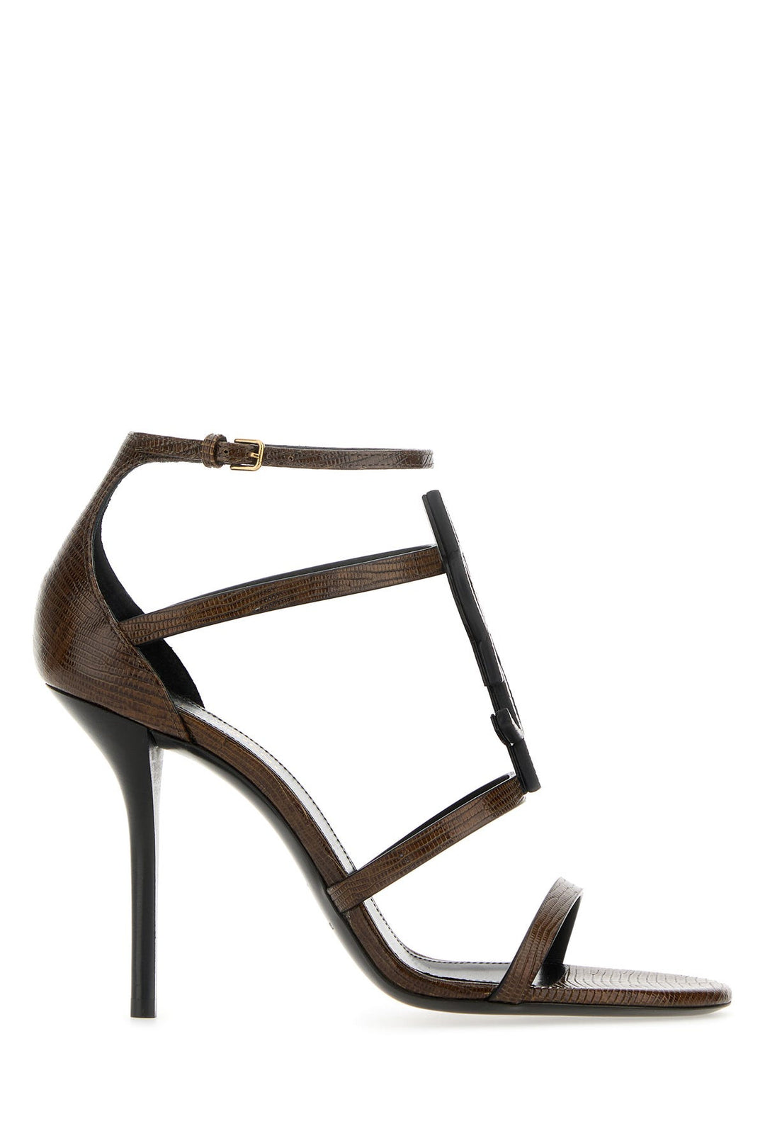 Brown leather Cassandra sandals