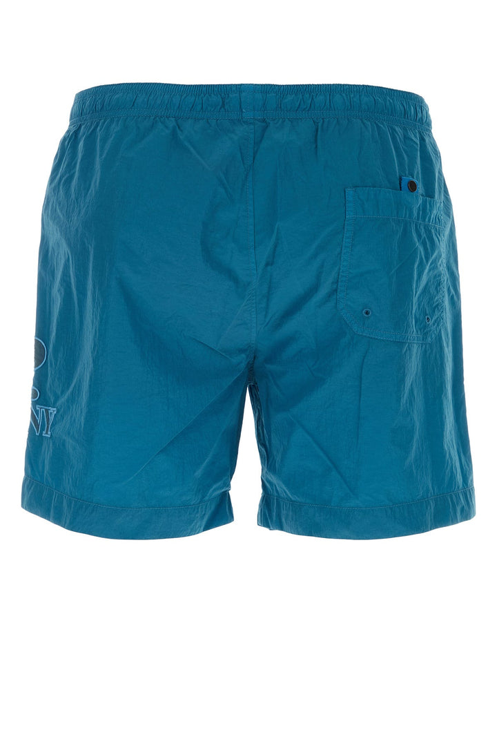 Air Force blue nylon swimming shorts