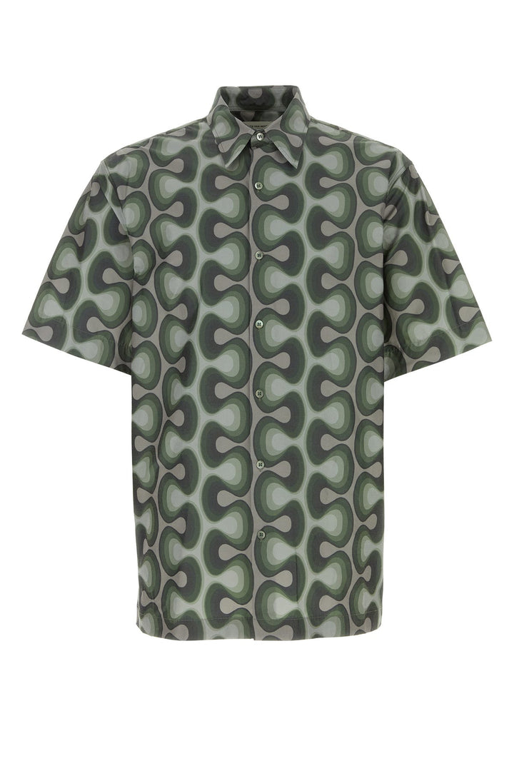 Printed polyester blend shirt