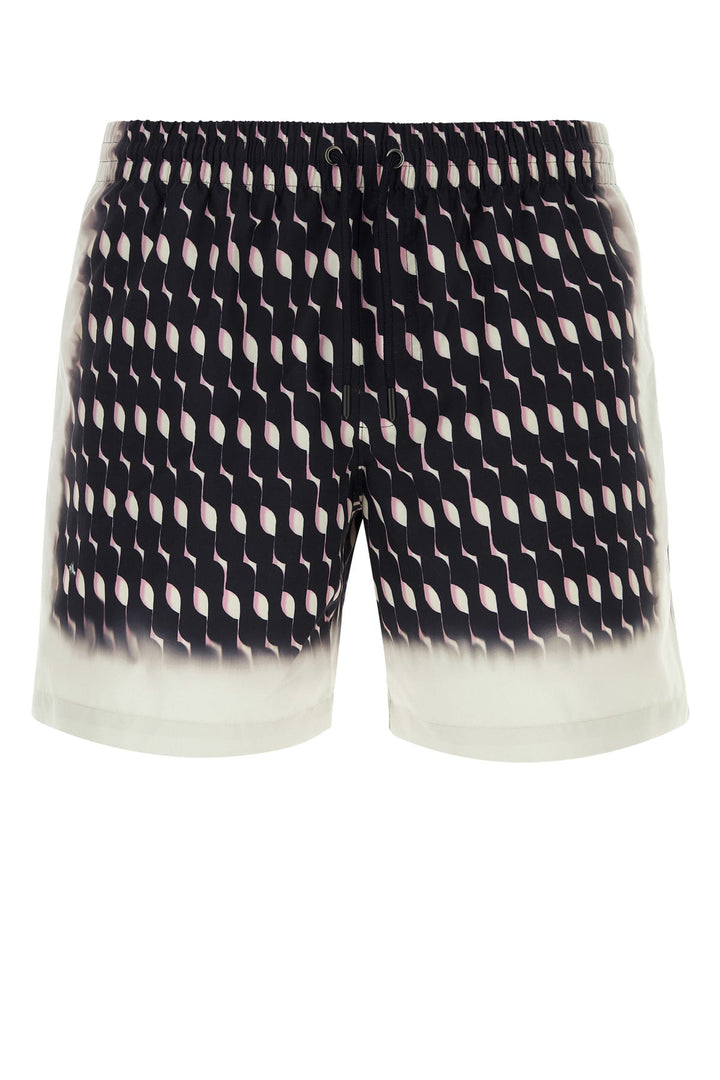 Printed nylon swimming shorts