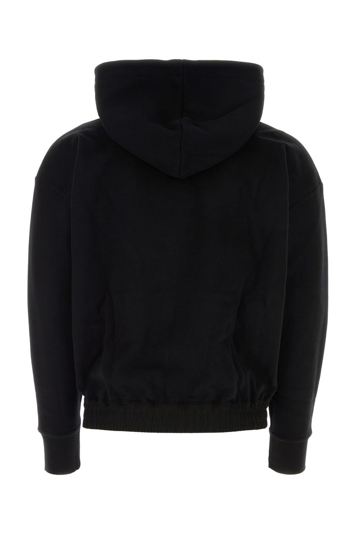 Black cotton sweatshirt