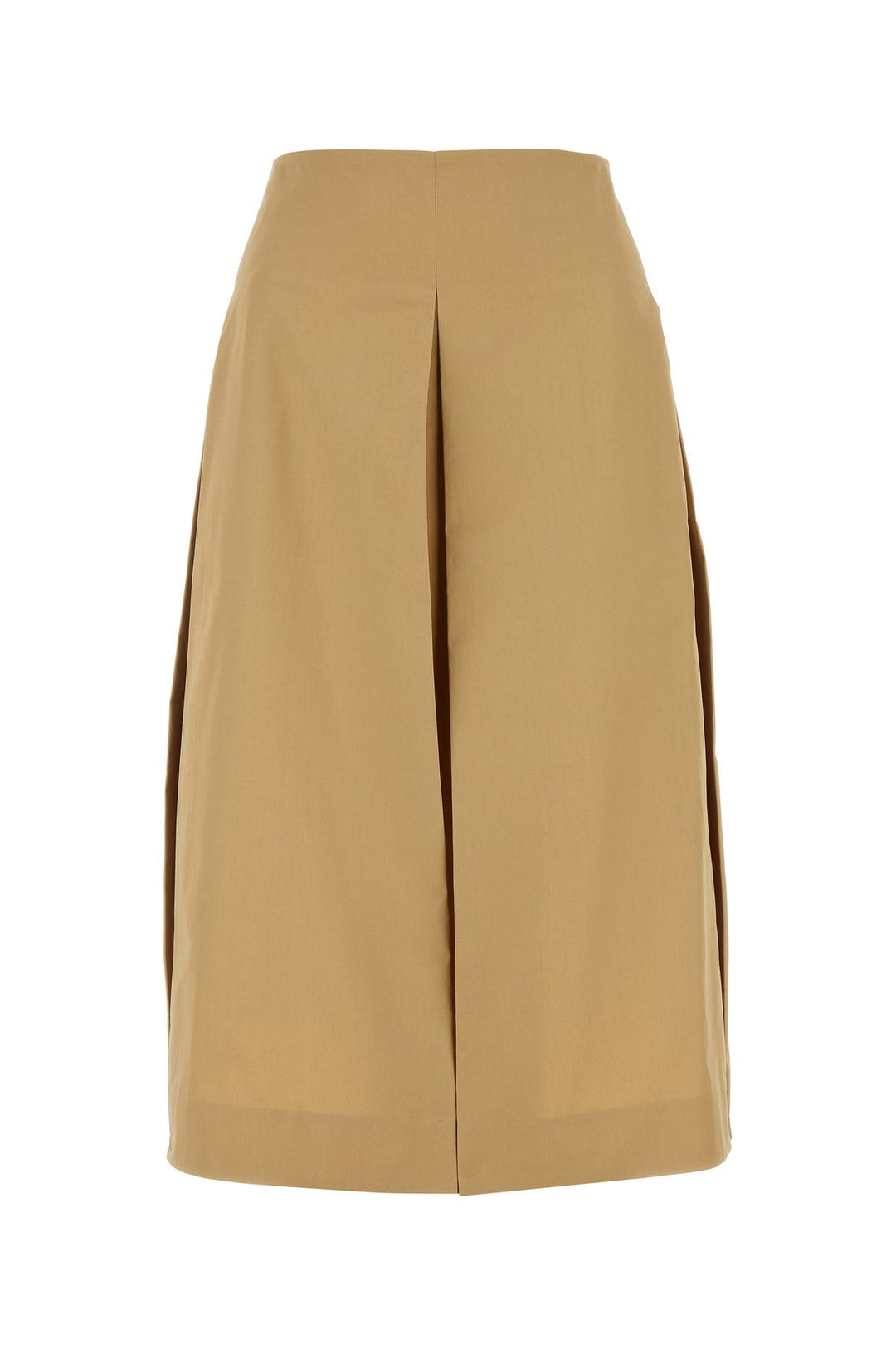 Beige cotton skirt