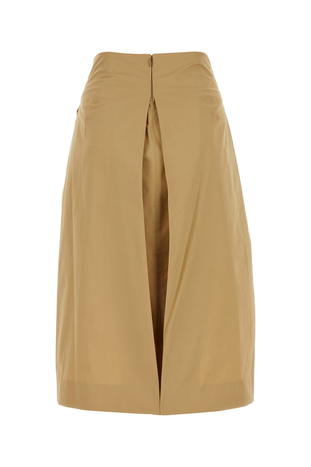 Beige cotton skirt