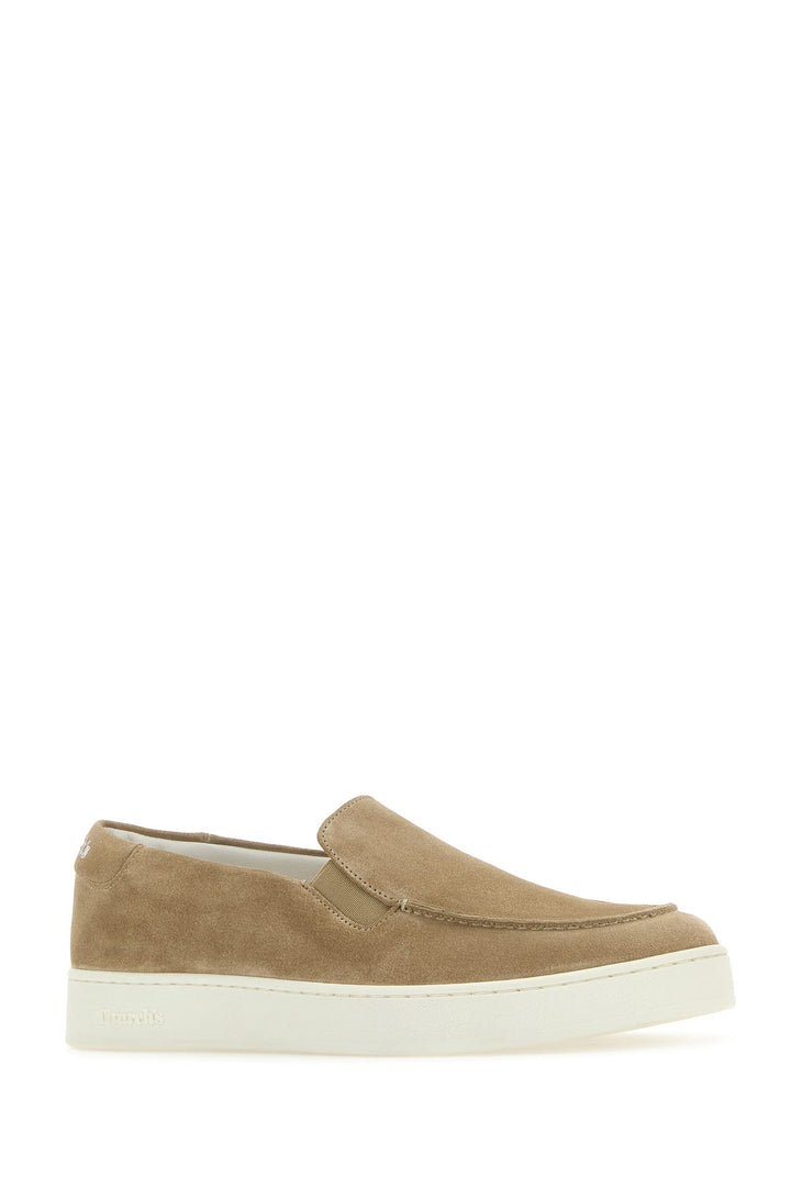 Cappuccino suede Longton 2 slip-ons