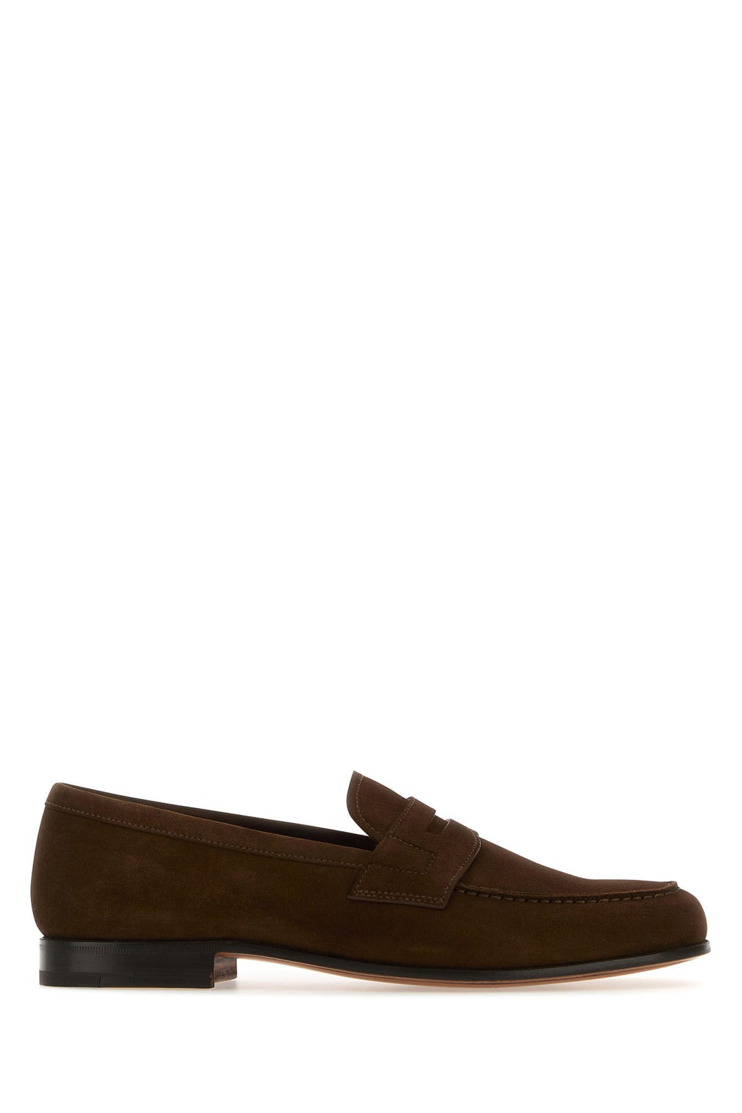 Brown leather Heswall loafers