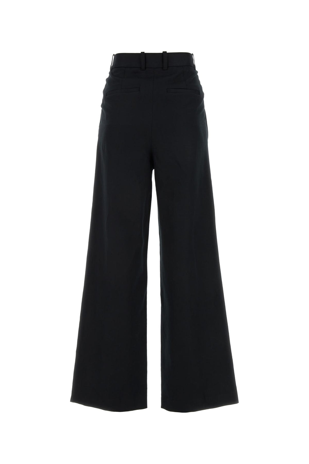 Black cotton blend Idai palazzo pant