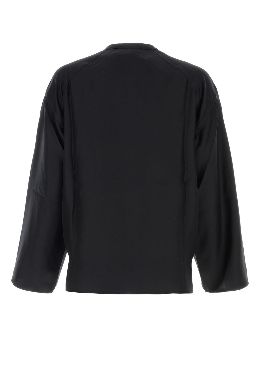 Black silk Zamia blouse