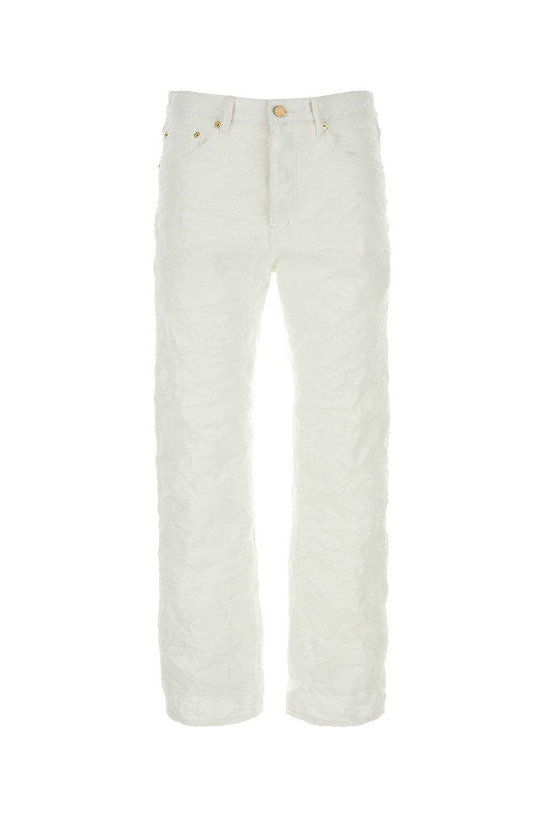 White denim jeans