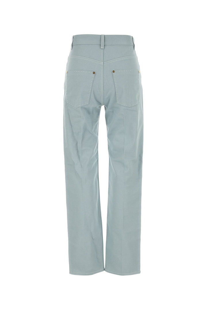 Powder blue denim jeans