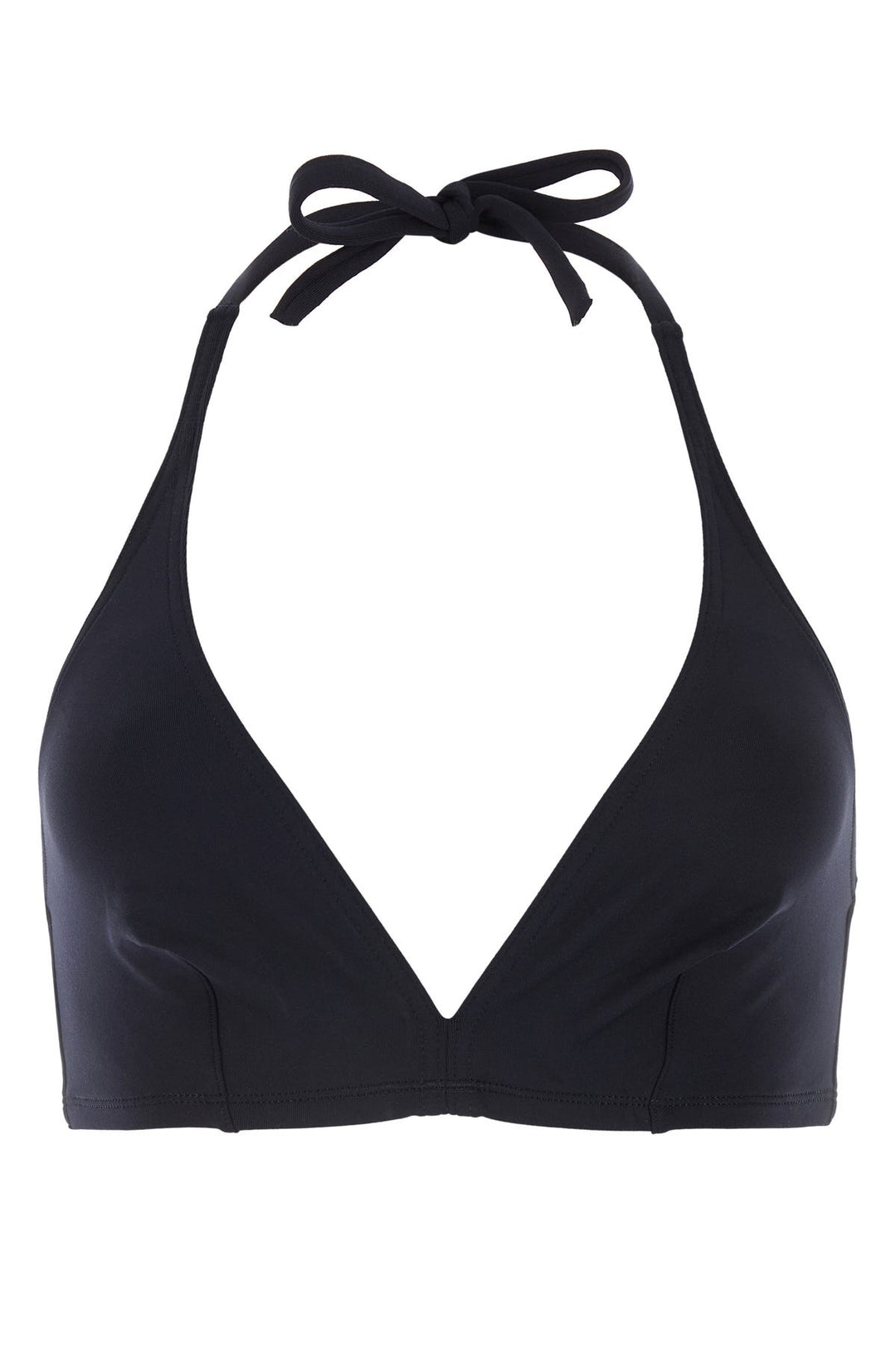 Midnight blue stretch nylon bikini top