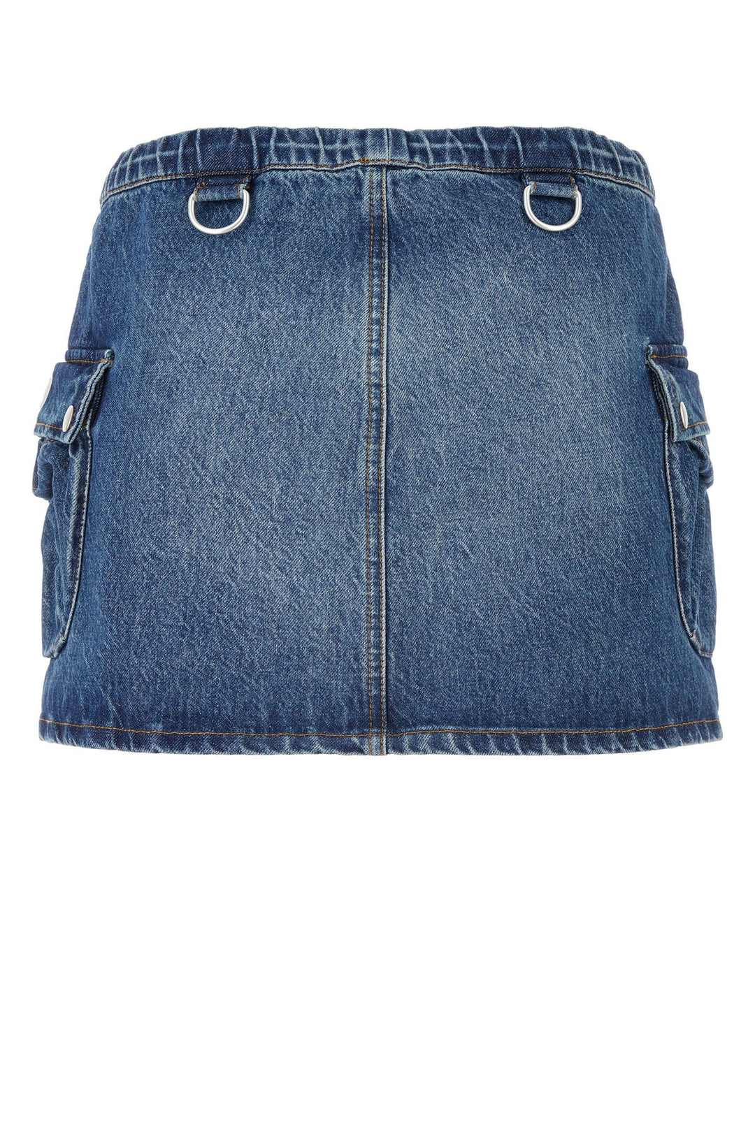 Denim mini shirt