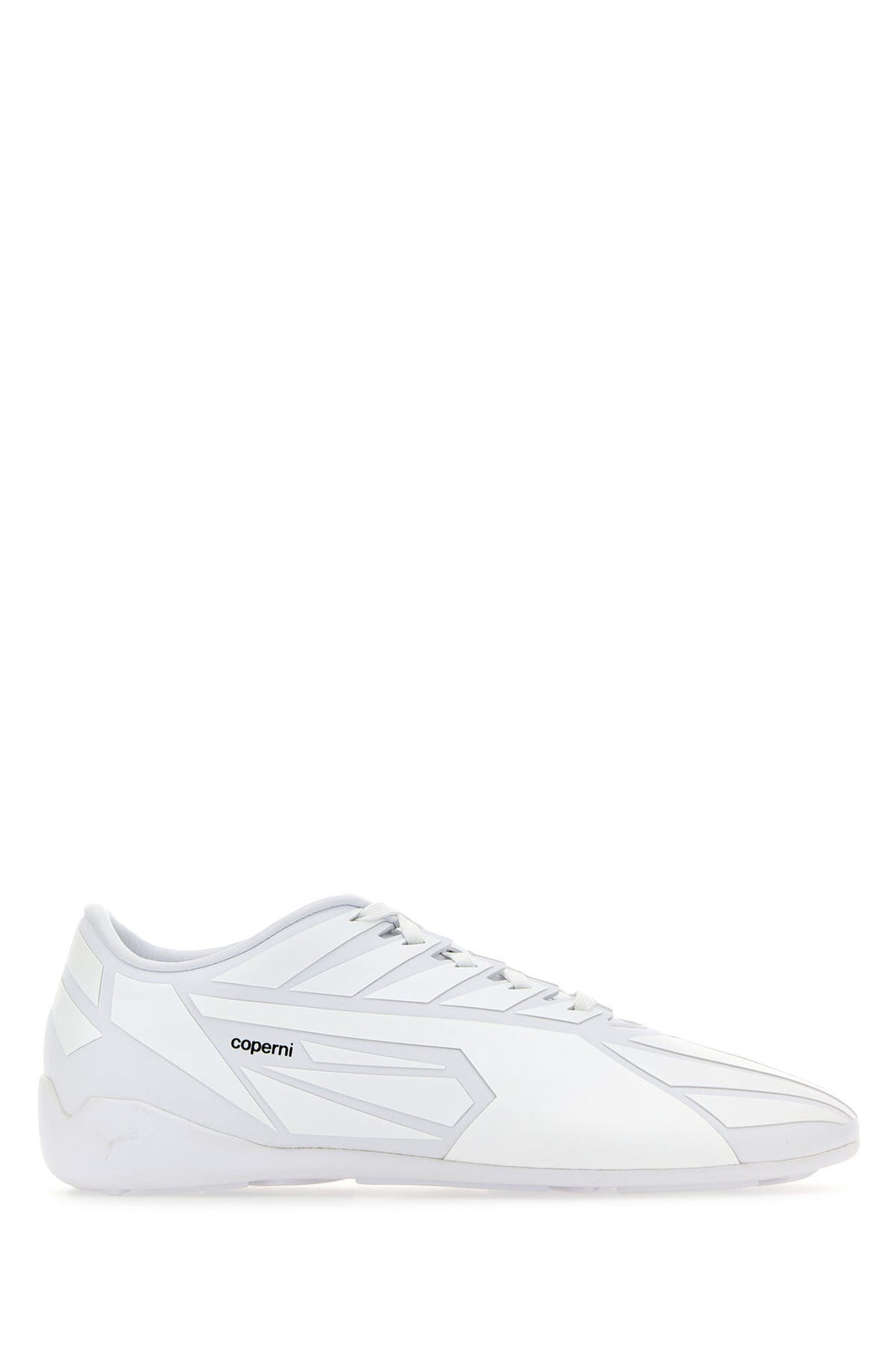 White synthetic leather Coperni X Puma Speedcat sneakers