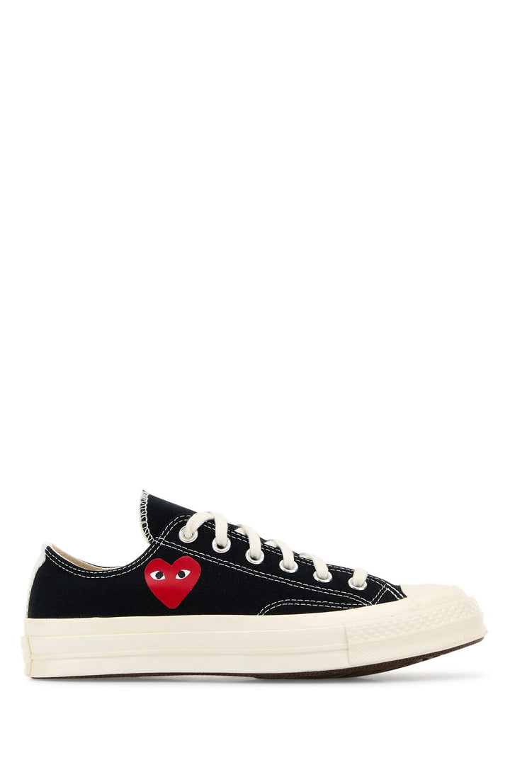 Black canvas Comme Des GarÃ§ons X Converse sneakers