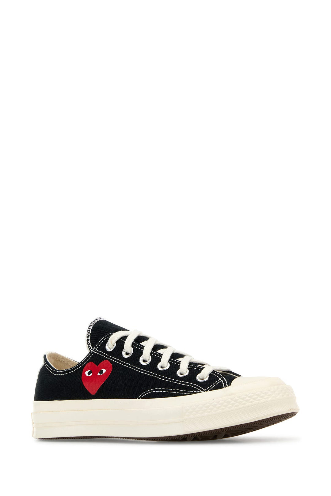 Black canvas Comme Des GarÃ§ons X Converse sneakers